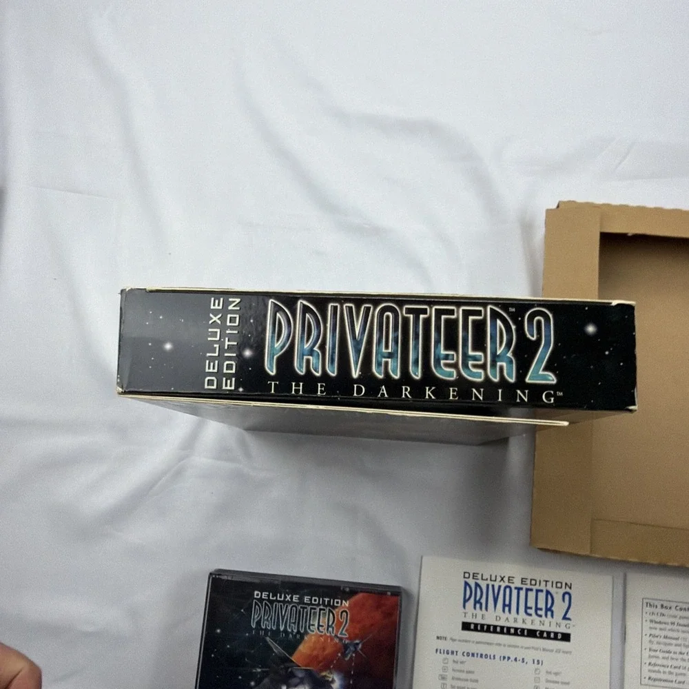 Privateer 2: The Darkening 1996 Big Box Vintage PC CD-ROM (RARE) READ